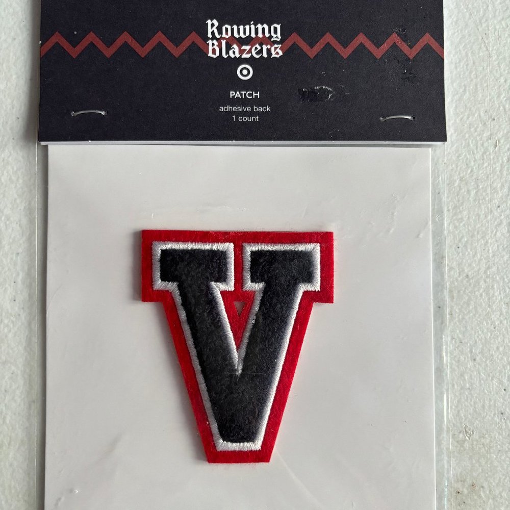 Rowing‎ Blazers x Target Collab Adhesive Letter V Patch